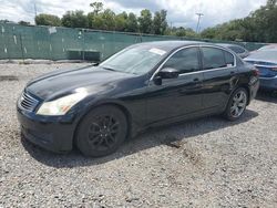 Salvage cars for sale at Riverview, FL auction: 2009 Infiniti G37 Base