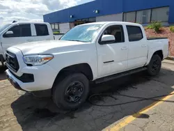 Salvage cars for sale at Woodhaven, MI auction: 2021 Toyota Tacoma Double Cab