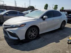 Salvage cars for sale at Wilmington, CA auction: 2022 Toyota Camry SE