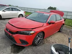 Salvage cars for sale at Mcfarland, WI auction: 2023 Honda Civic Touring