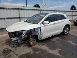 Salvage cars for sale at Littleton, CO auction: 2019 Infiniti QX50 Essential