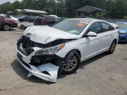 Salvage cars for sale at Savannah, GA auction: 2017 Hyundai Sonata SE