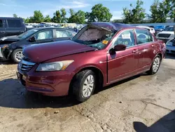 Salvage vehicles for parts for sale at auction: 2012 Honda Accord LX