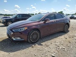 Salvage cars for sale at Kansas City, KS auction: 2017 Ford Fusion SE