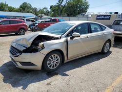 2017 Ford Fusion S en venta en Wichita, KS