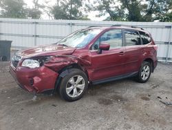 Salvage cars for sale at West Mifflin, PA auction: 2016 Subaru Forester 2.5I Limited