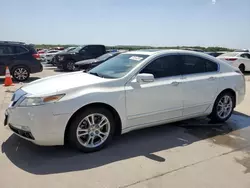 Salvage cars for sale at Grand Prairie, TX auction: 2010 Acura TL