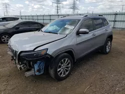 Salvage cars for sale at Elgin, IL auction: 2019 Jeep Cherokee Latitude