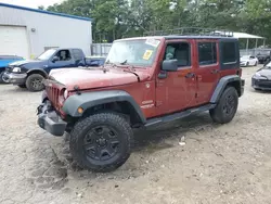 Jeep salvage cars for sale: 2010 Jeep Wrangler Unlimited Sport