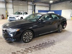 Salvage cars for sale at Chalfont, PA auction: 2021 Honda Accord Hybrid EXL