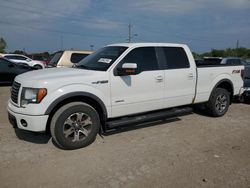 Salvage cars for sale from Copart Indianapolis, IN: 2012 Ford F150 Supercrew