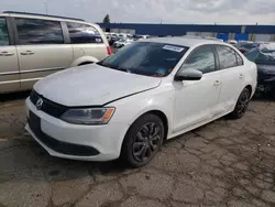 Volkswagen salvage cars for sale: 2013 Volkswagen Jetta SE