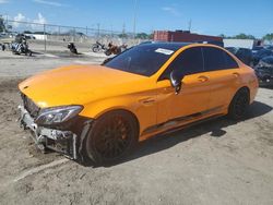 Salvage cars for sale from Copart Homestead, FL: 2016 Mercedes-Benz C 63 AMG-S