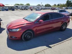 Salvage cars for sale at Sacramento, CA auction: 2014 Ford Fusion Titanium