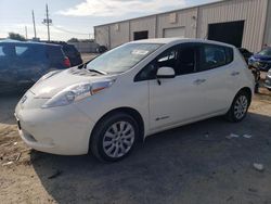 Salvage cars for sale at Jacksonville, FL auction: 2017 Nissan Leaf S