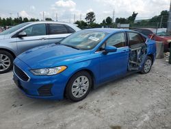 Salvage cars for sale at Bridgeton, MO auction: 2020 Ford Fusion S