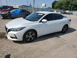 Salvage cars for sale at Oklahoma City, OK auction: 2021 Nissan Sentra SV