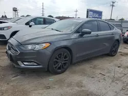 Ford salvage cars for sale: 2018 Ford Fusion SE