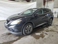 Salvage cars for sale at North Billerica, MA auction: 2015 Nissan Murano S