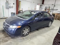 Honda salvage cars for sale: 2008 Honda Civic LX