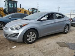 Salvage cars for sale at Dyer, IN auction: 2016 Hyundai Elantra SE