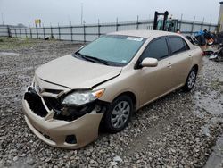 Vehiculos salvage en venta de Copart Cahokia Heights, IL: 2011 Toyota Corolla Base