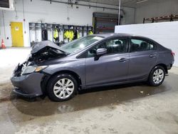 Salvage cars for sale at Candia, NH auction: 2014 Honda Civic LX