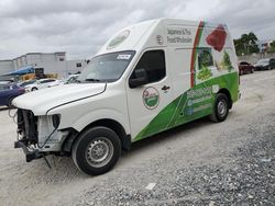 Salvage trucks for sale at Opa Locka, FL auction: 2021 Nissan NV 2500 S