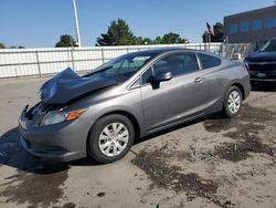 Salvage cars for sale at Littleton, CO auction: 2012 Honda Civic LX