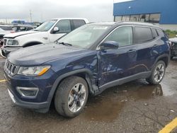 Jeep salvage cars for sale: 2019 Jeep Compass Limited