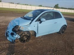 Salvage cars for sale at Houston, TX auction: 2017 Fiat 500 POP