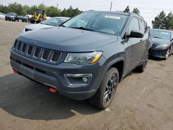 Jeep salvage cars for sale: 2018 Jeep Compass Trailhawk