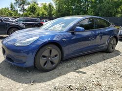 Salvage cars for sale at Waldorf, MD auction: 2019 Tesla Model 3