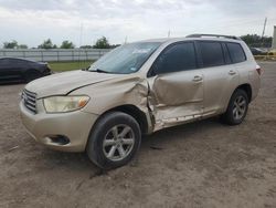 Salvage cars for sale at Houston, TX auction: 2008 Toyota Highlander