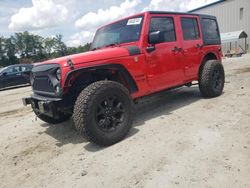 Jeep salvage cars for sale: 2018 Jeep Wrangler Unlimited Sport