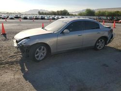 Salvage cars for sale at Las Vegas, NV auction: 2003 Infiniti G35