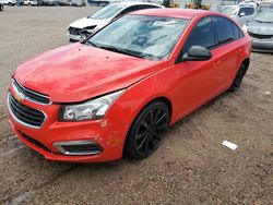 Carros salvage sin ofertas aún a la venta en subasta: 2015 Chevrolet Cruze LS