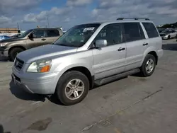 Salvage cars for sale at Grand Prairie, TX auction: 2003 Honda Pilot EXL