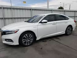 Salvage cars for sale at Littleton, CO auction: 2019 Honda Accord Hybrid EXL