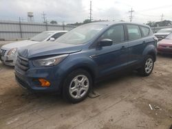 Salvage cars for sale at Chicago Heights, IL auction: 2018 Ford Escape S