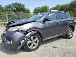 Salvage cars for sale at Waldorf, MD auction: 2015 Toyota Rav4 XLE