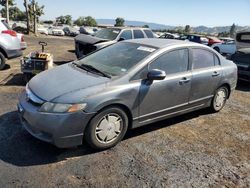 Carros salvage sin ofertas aún a la venta en subasta: 2009 Honda Civic Hybrid