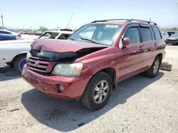 Salvage cars for sale at Tucson, AZ auction: 2006 Toyota Highlander Limited