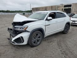 Salvage cars for sale at Fredericksburg, VA auction: 2022 Volkswagen Atlas Cross Sport SEL R-Line