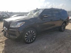 Salvage cars for sale at Houston, TX auction: 2021 Lincoln Navigator L Reserve