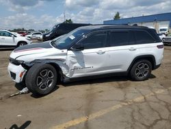 Salvage cars for sale at Woodhaven, MI auction: 2022 Jeep Grand Cherokee Trailhawk