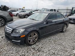 Mercedes-Benz salvage cars for sale: 2012 Mercedes-Benz C 300 4matic