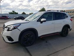 Salvage cars for sale at Littleton, CO auction: 2022 Subaru Forester Sport