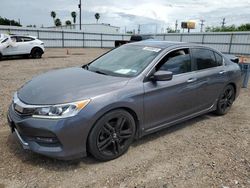 Salvage cars for sale at Mercedes, TX auction: 2017 Honda Accord Sport