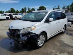 Salvage cars for sale at Bridgeton, MO auction: 2012 Toyota Sienna XLE